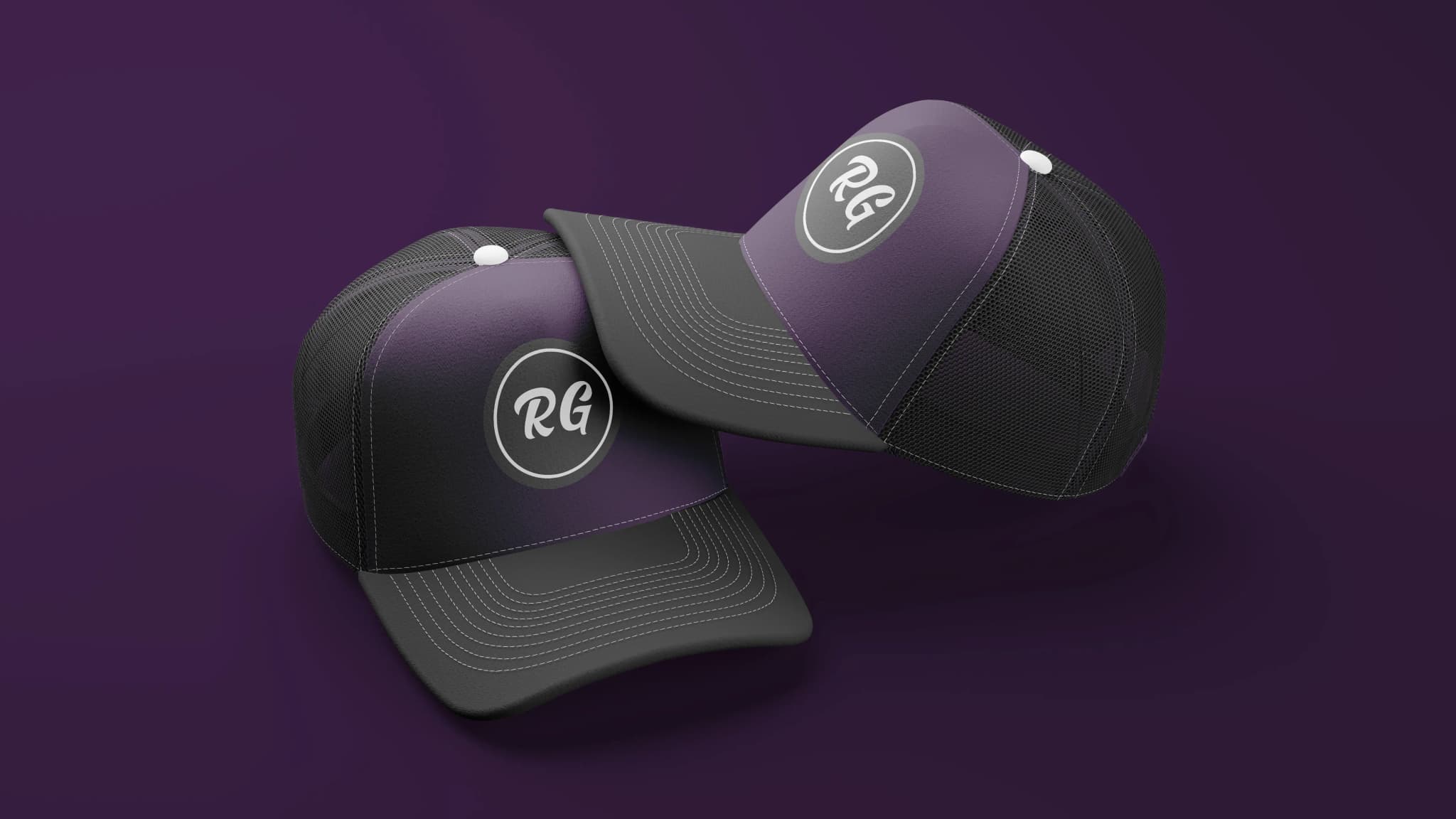 Curved Mesh Cap (10 units)
